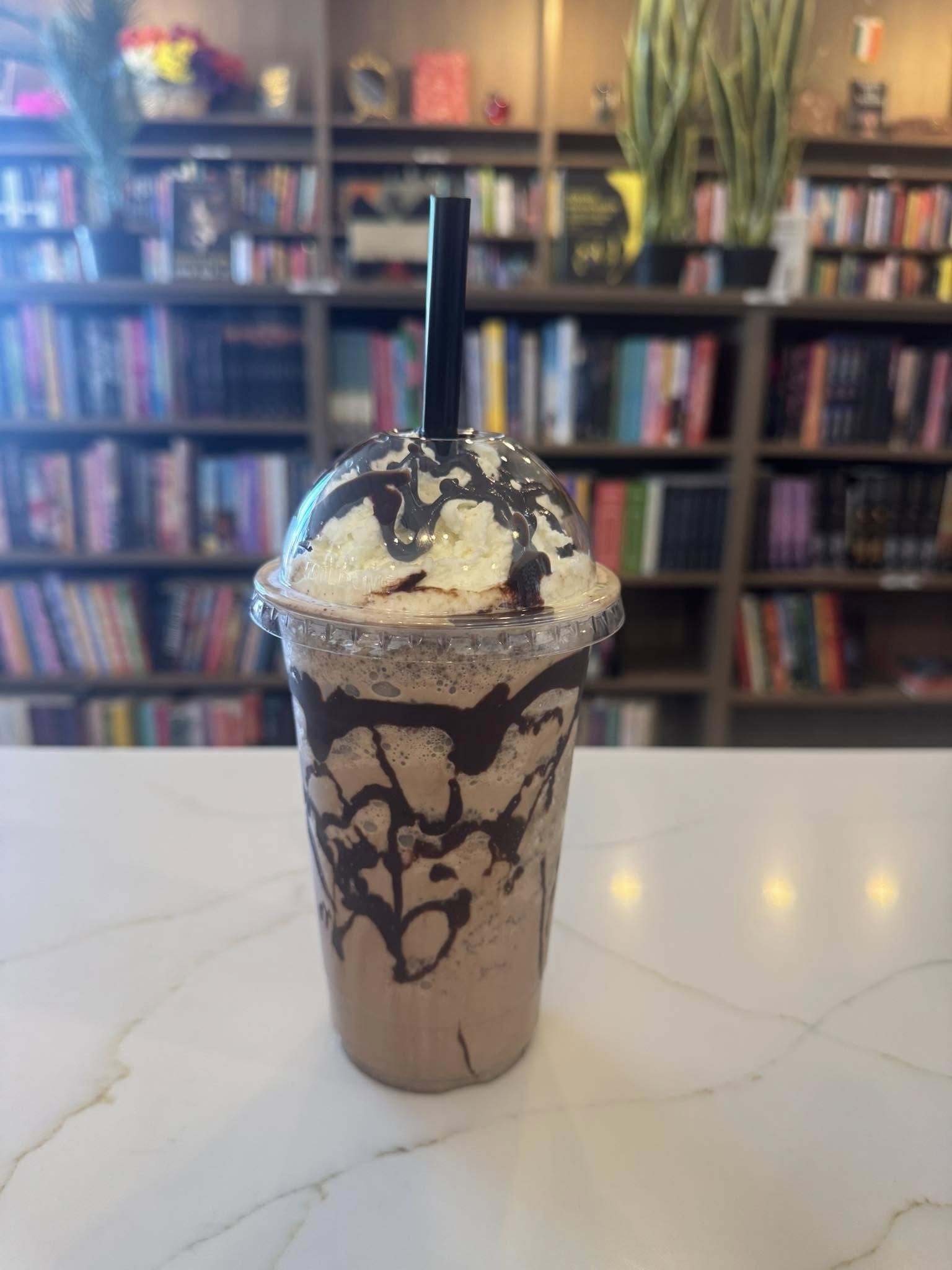 Chocolate Blended Drink with Whipped Cream